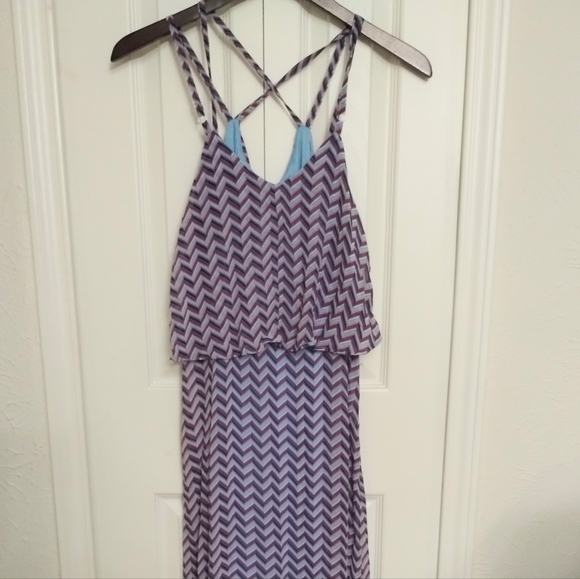 Beautiful Chevron Maxi Dress - Picture 12 of 12